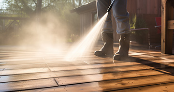 How is Pressure Washing Service in Mayfair Performed?