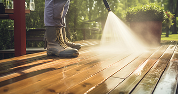 What are the Steps Involved in Pressure Washing in Euston?