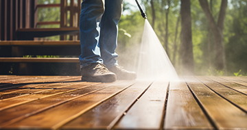 What are the Steps Involved in Pressure Washing Services in Hendon?