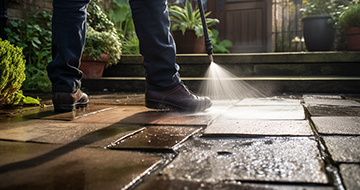 How is Pressure Washing Service Performed in West Hampstead?