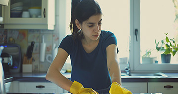 What is included in our regular cleaning in Godalming?