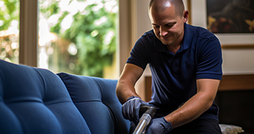 Fully Trained and Insured Upholstery Cleaning Professionals in Durham 
