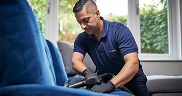 Why trust our fully trained and insured local upholstery cleaning professionals in Wembley