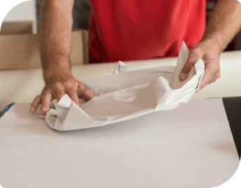 packing a plate for a safe move