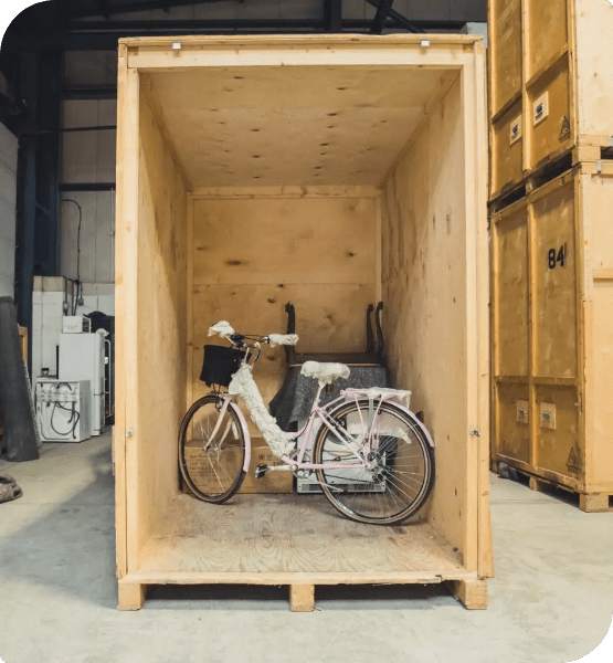 bike in storage