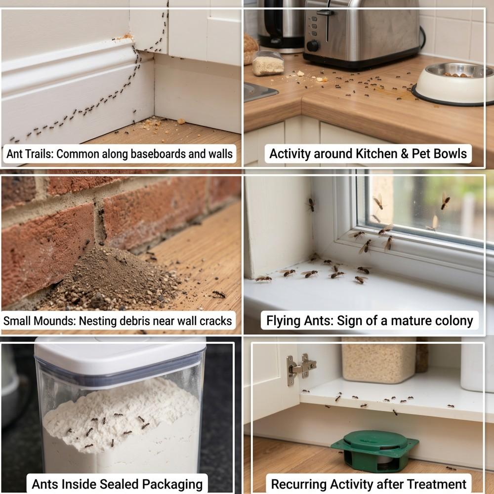 Signs you have an ant problem