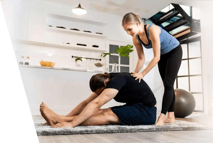 At-home yoga and pilates