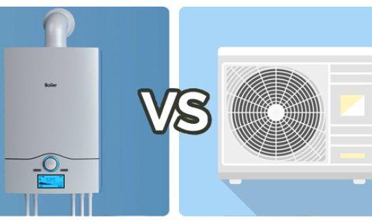 gas boiler vs heat pump