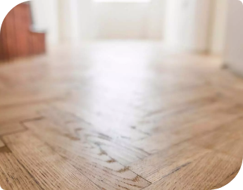 Herringbone parquet floor