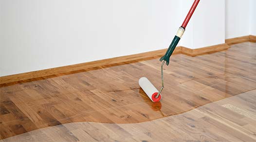 re-oiling a wooden floor