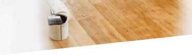 Wood floor refinishing and recoating service.