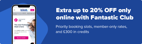 Extra up to 20% OFF only online with Fantastic Club