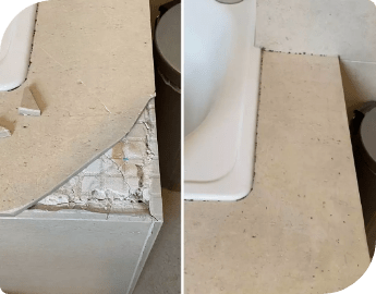 Broken tile repairs services