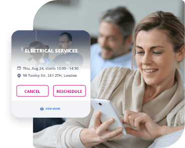 With just a few clicks on your phone, you can quickly and easily book an experienced electrician for any service you may need.