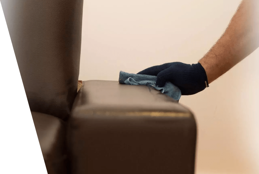 Leather sofa cleaning services