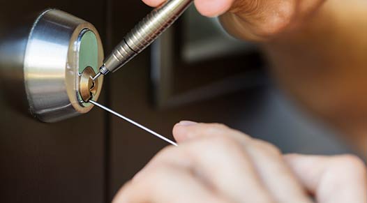 Locksmith while working on a eviction appointment