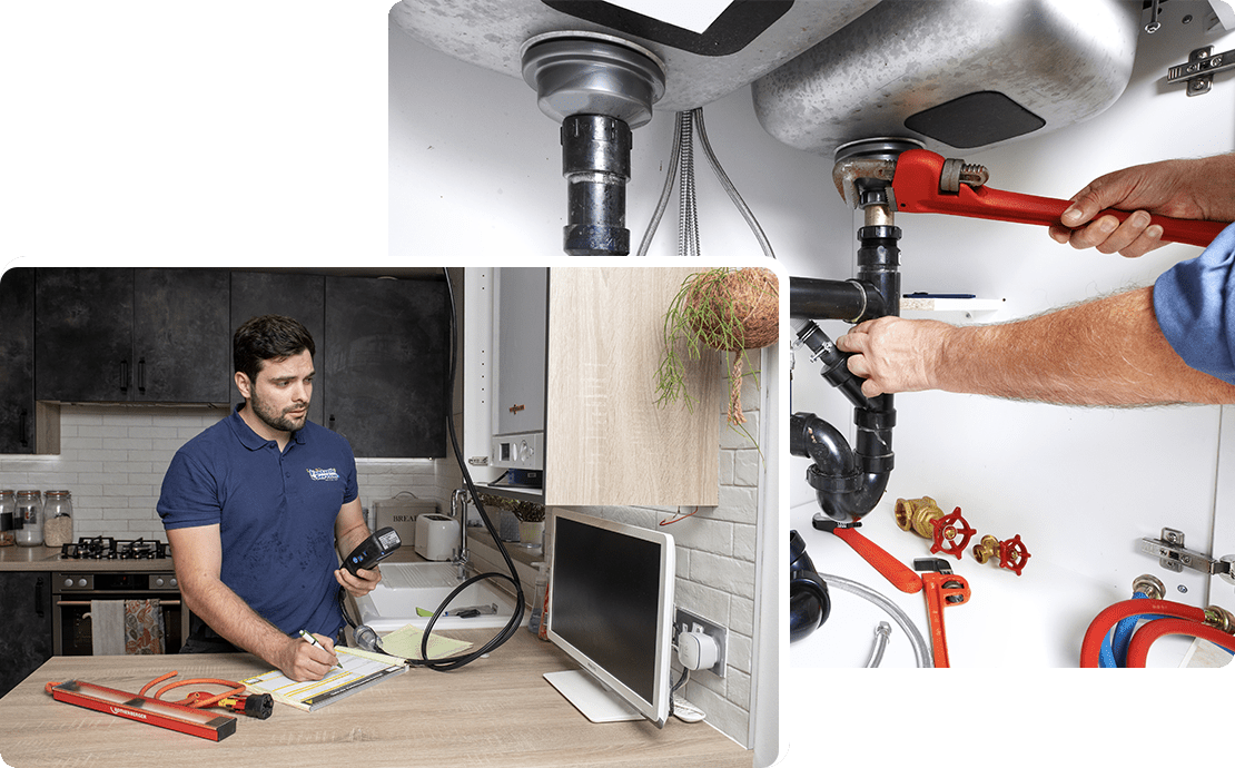 Unblocking drains and boiler service