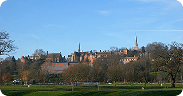 Great view of Harrow where we help with pest control