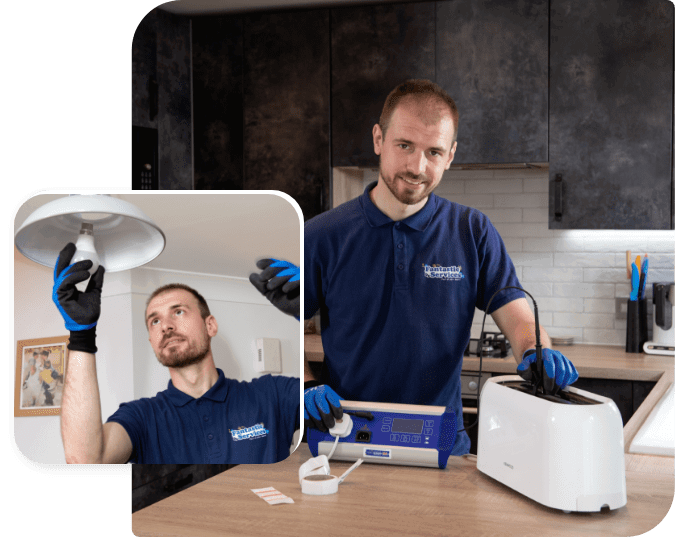 handyman-electrician-d Professional electrician during electrical services.