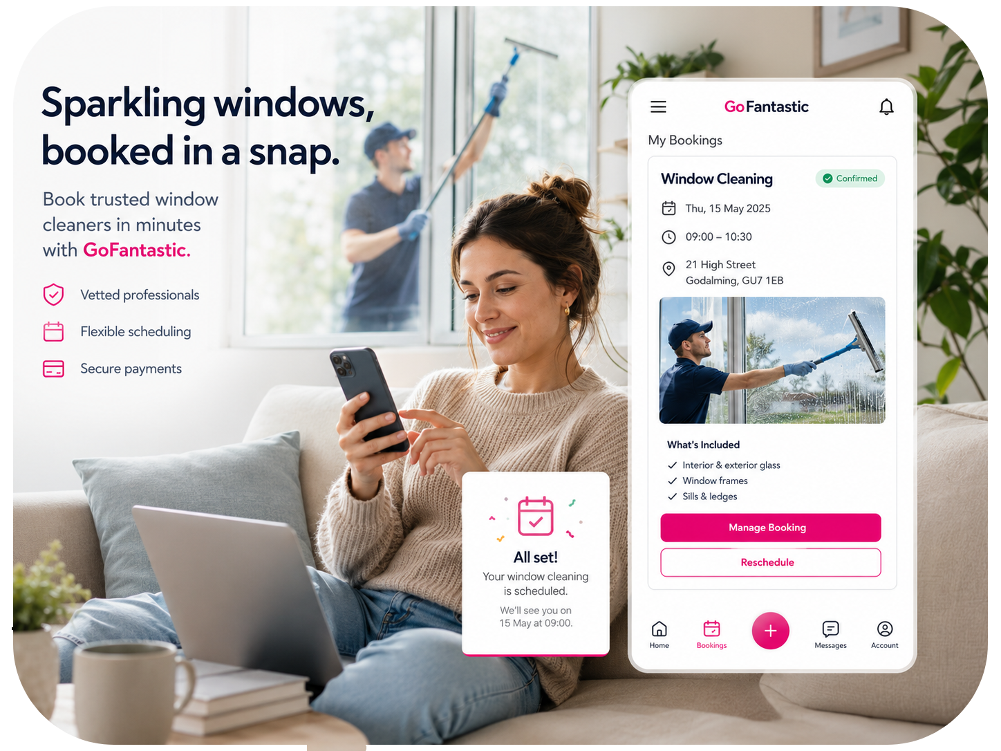 GoFantastic App Window Cleaning GoFantastic App Window Cleaning