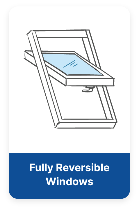 Fully Reversible Windows