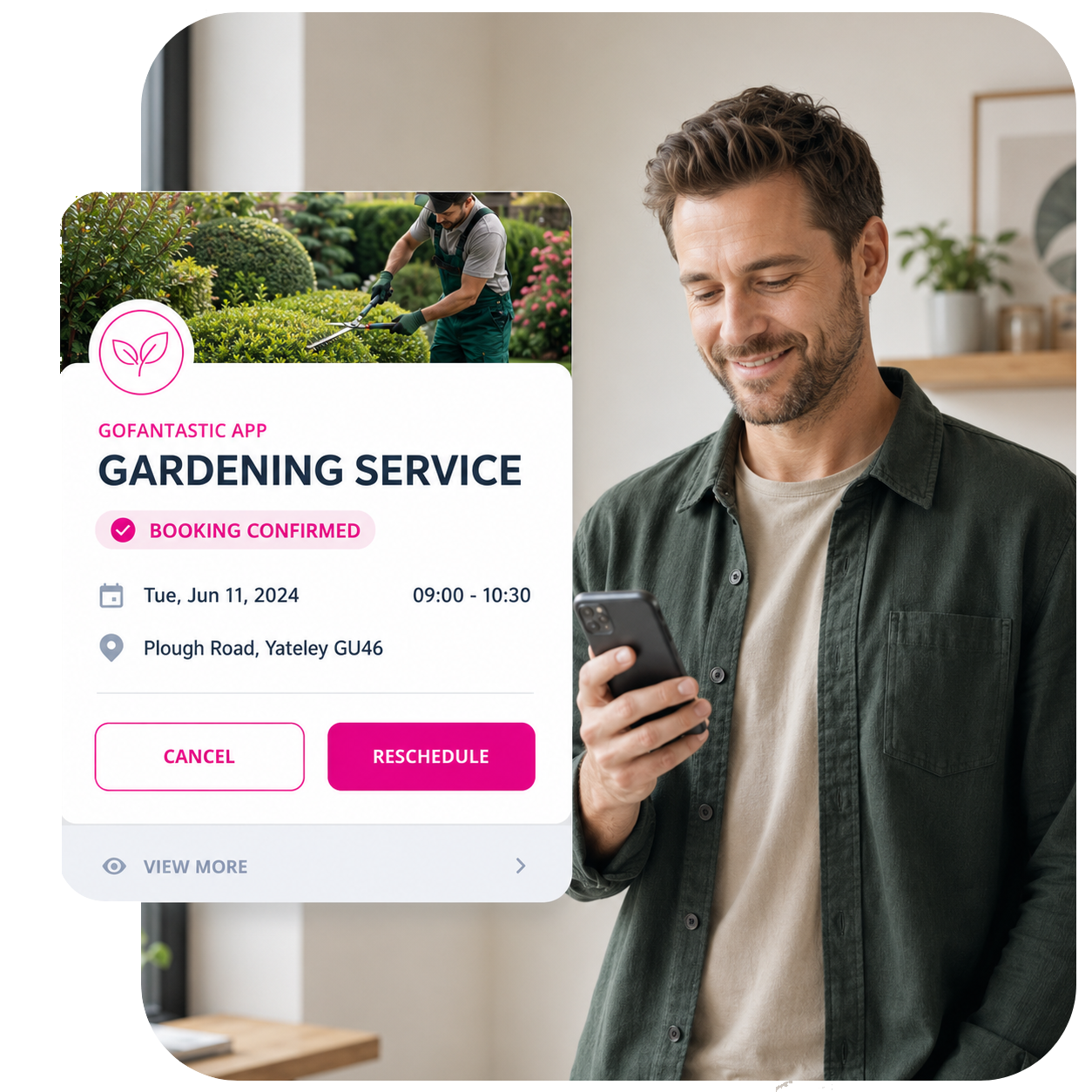 Gardening Yateley Service Booking through the GoFantastic App